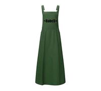EFOFEI Robe sans Manches Femme avec Bretelles Longue Robe Maxi Sportive en Coton Axée sur La Mode Active Vert 14XL