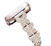 Efolen Glitter Bracelet Diamant Métal Bracelet Watch Compatible avec Apple Watch Series 10/9/8/7/6/5/4/3/2/1/SE/Ultra Elégant pour Femme Diamant Watchband 38/40/41/42/44/45/49mm Sky-L