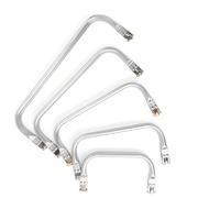 EFRJUWI 10 fermoirs Baisers métalliques for poignées de Sac à Main, Accessoires Couture et Confection for Sacs Dos pour Pochettes(25cm)