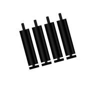 EFRJUWI 4 pièces Pieds de Meubles canapé Pied Support réglable en Hauteur for for Table Bureaux Meuble TV bibliothèques pour Le Cadre Central(Black 20cm)