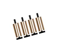 EFRJUWI 4 pièces Pieds de Meubles canapé Pied Support réglable en Hauteur for for Table Bureaux Meuble TV bibliothèques pour Le Cadre Central(Gold 8cm)