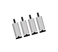 EFRJUWI 4 pièces Pieds de Meubles canapé Pied Support réglable en Hauteur for for Table Bureaux Meuble TV bibliothèques pour Le Cadre Central(Silver 8cm)