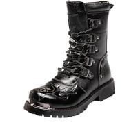 EFRJUWI Bottes d'extérieur quatre saisons, chaussures de cyclisme montantes for hommes, bottes décontractées en cuir Pour hiver(Color 1,43)