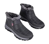 EFRJUWI Bottes for femmes, baskets chaudes et souples en peluche, style couple, antidérapantes, for l'hiver Pour hiver(Grey,36)