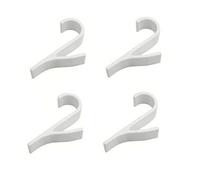 EFRJUWI Lot de 2 à 6 cintres for sèche-serviettes, crochets multi-usages for radiateur, porte-manteaux, porte-écharpes, crochet de salle de bain(4pcs)