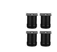 EFRJUWI Pieds de Table, canapé-lit et lit réglables en Acier Inoxydable, Tubes Ronds, for Meubles (1 ou 4 pièces) pour Meubles Chaises(5cm4PCS)