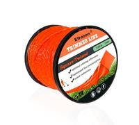 Efrozen Fil de débroussailleuse, Commercial Twist carré de 2,67 mm de diamètre x 92 m de fil de coupe en nylon en bobine, fil de remplacement universel de qualité supérieure pour débroussailleuse