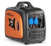 EFURDEN 3500W Groupe Électrogène Inverter Essence, Générateur Portable | Mode ECO, réservoir 6L, 12V CC, USB et 2 prises 230V pour Camping, Caravane, Jardin, Garage et Coupures de Courant