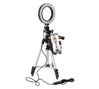 EFUTURE Ring Light,5.7" LED Anneau Lumineux avec Support de Trépied et Support de Téléphone Portable,pour Youtube