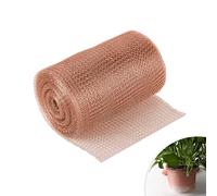 EFUTURETIME Filet en Cuivre, 12.5cm*12m, Maille Cuivrée Flexible, Grillage Anti Rongeur Limaces et Escargots, Protection de Semis Plante Jardin
