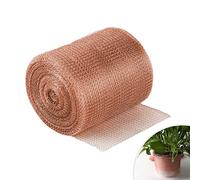 EFUTURETIME Filet en Cuivre, 12.5cm*24m, Maille Cuivrée Flexible, Grillage Anti Rongeur Limaces et Escargots, Protection de Semis Plante Jardin