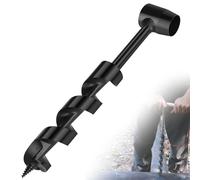 EFUTURETIME Foret à bois manuel Bushcraft - φ30 x 230 mm - Foret Bushcraft multifonctionnel - Foret à bois Scotch Eye - Foret à main pour le travail du bois, la survie en plein air, le camping, le