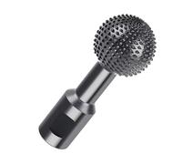 EFUTURETIME Fraise Rotative Sphérique pour bois, φ 40mm, Ball Gouge en Acier au Carbone avec Filetage M14, pour Meuleuse d'Angle 115/125 mm, Idéal pour Creuser Graver Poncer sur Bois