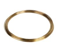 EFUTURETIME Messingdraht 1,0mm x 20mm, Kupferdraht aus Messing, Brass Wire zum Ornamentweben, Dekorieren, Modellieren und Löten, Gold