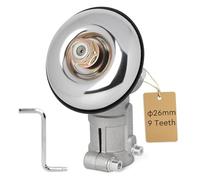 EFUTURETIME Renvoi d'Angle 9 Dents 26 mm pour Tête de Débroussailleuse | Universelle Accessoire d'Engrenage