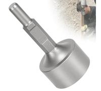 EFUTURETIME SDS HEX Pilote de Piquet de Terre, φ105x220mm, φ Intérieur 85 mm, Bouterolle d'Enfoncement, Jack Hammer Picket Poteau Driver pour l'Insertion de Poteaux de Bois Tubes