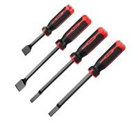 EFUTURETIME Set de 4 Grattoirs à Joints, Outil Grattoir 23/23/11/9mm, Kit Auto avec Têtes métalliques pour Réparations, Élimine Joints, Peinture et Résidus de Soudure