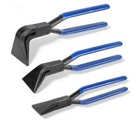 EFUTURETIME Set Pinces Pliantes la Tôle 0° 45° 90° Pince à Plier, Bleu | Largeur de Mâchoire 60 mm, Outil de Cintrage pour Tôliers et Couvreurs