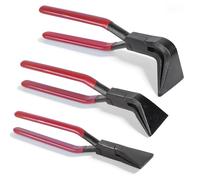 EFUTURETIME Set Pinces Pliantes la Tôle 0° 45° 90° Pince à Plier, Rouge | Largeur de Mâchoire 60 mm, Outil de Cintrage pour Tôliers et Couvreurs