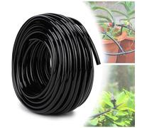 EFUTURETIME Tuyau d'Arrosage 4mm, Tuyau Micro Drip 20m, PVC, Tuyau d'Arrosage pour Jardin, Potager, Industrie