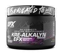 EFX Sports Kre-Alkalyn EFX Powder | Complément alimentaire en poudre de créatine monohydrate au pH correct | Force, croissance musculaire et performance | 55 portions (Mango)