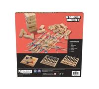 EG CLASSICI - 6 Jeux Réunis En Bois