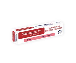 EG Labo Clotrimazole Crème 1% pour mycose vulvo-vaginale 20 g