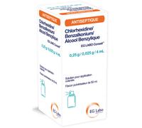 EG Labo Conseil Chlorhexidin/Benzalkonium/Alcool Benzylique Flacon Pulvérisateur 50ml