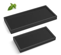 EG-SIPRO Plateau de comptoir de salle de bain en silicone épais de haute qualité, incassable, durable, rectangulaire distributeur de savon pour comptoir de salle de bain