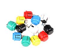 EG Starts 12 x 24 mm OEM Arcade Button Switch Perfect Sostituisci pour Sanwa obsf-24 Push Button DIY Fighting Stick PC Joystick Games Parts (chaque couleur de 2 pièces)