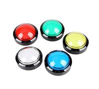 EG STARTS 5X Nouveau 60mm en Forme de dôme LED Boutons-poussoirs Lumineux pour Jeux de Machine à sous Arcade (Chaque Couleur de 1 pièces)