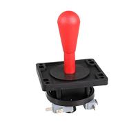 EG STARTS American Style Arcade Competition Manette de batte à 2 broches commutable à 8 modes de fonctionnement, poignée elliptique, terminal de précision 8 voies de 4,8 mm (rouge)