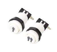 EG STARTS Happ Style 1 joueur/2 joueurs Boutons poussoir Start & Home avec micro interrupteur compatible pour machines d'arcade Mame Jamma