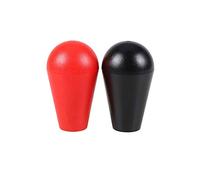EG STARTS Joystick Oval Balltop, Ellipse Topball Handle pour 2 Joueurs - Sanwa Joystick MAME Jamma Part (Rouge & Noir)