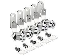 EG STARTS 5X Arcade Machine Cash Box Tool Box Tub Lock Cam Lock Cabinet Atom Lock avec 5 mêmes Touches pour Arcade Jeux Jamma Mame Kit Pièces (Serrure Longue)