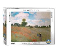 (EG60000826) - Puzzle Eurographics 1000 pièces - Claude Monet - Champ de coquelicots