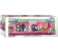 Puzzle 1000 pièces panoramique Eurographics - Kitty Cat Couch multicolore G