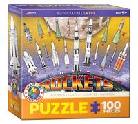(EG61001015) - Eurographics Puzzle 100 Pc - Rockets (MO)