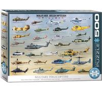 (EG65000088) - Eurographics Puzzle 500 Pc - Military Helicopters