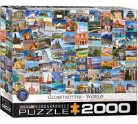 Puzzle 2000 pièces - EUROGRAPHICS - Globe-trotteur - Voyage et cartes - Coloris Unique