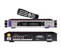 égaliseur Audio Hifi, égaliseur Graphique Stéréo Audio En 32 Bandes Avec Télécommande, Mode 12 Rythmes, Contrôle De Volume, Analyseur De Spectre Musical Pour Le Studio D'enregistrement à Domic silver