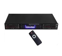 Egaliseur audio HiFi, réglage graphique numérique avec affichage du spectre LED, Bluetooth/USB intégré, télécommande pour studio d'enregistrement