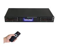 Égaliseur Audio Numérique | Avec Bluetooth et affichage du spectre LED, comprend une télécommande for l'audio en studio et à domicile