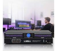 Égaliseur Graphique 22 Bandes Avec Analyseur De Spectre Musical Led, 10 Effets Préréglés, Réduction Automatique Du Bruit, Processeur Audio Double Canal, Connectivité Xlr/trs Polyvalente