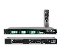 égaliseur Graphique 31 Bandes, égaliseur Audio Stéréo avec 21 Préréglages, Contrôle des Aigus Bas Médiums, Réduction du Bruit, Montage en Rack 1u pour Studio