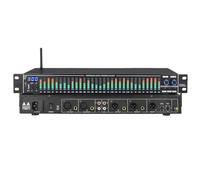 Égaliseur Graphique à Bandes pour Studio à Domicile Égaliseur Audio numérique stéréo 31 Bandes avec Affichage du Spectre LED 10 Effets prédéfinis Réduction du Bruit Réglage des GRA