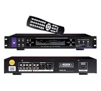 Égaliseur graphique Bluetooth, traitement audio 32 bandes, 12 modes de musique, télécommande, réduction du bruit, transmission Bluetooth jusqu'à 15 mètres