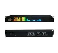 Égaliseur graphique de 31 marque, analyseur de spectre audio musical avec affichage en couleur, double gain de réglage synchrone à 15 segments atteint + -30 dB, pour la barre de performance KTV