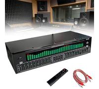 Égaliseur graphique Hifi avec affichage à spectre dynamique, connectivité Bluetooth, réduction du bruit pour scène, concert, maison et studio