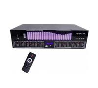 Égaliseur graphique numérique avec affichage du spectre LED, 20 bandes, télécommande, réduction dynamique du bruit pour home cinéma et studio d'enregistrement